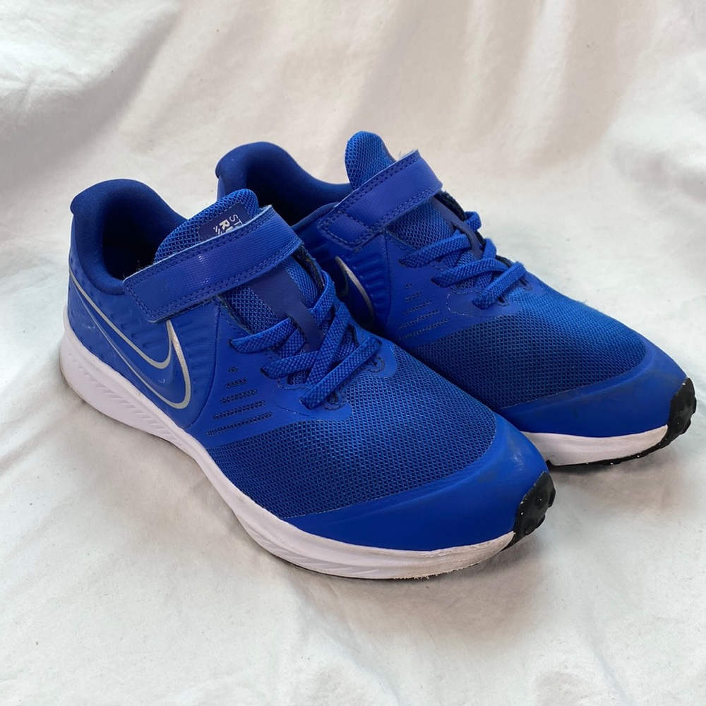 Nike Star Runner 2.0 Kid’s Running Shoes, Blue / White, Boys Size 3